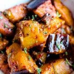 Stewed Eggplant with South African Braai Spice Rub
