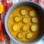 braised daikon radishes in orange juice