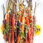 harissa glazed carrots